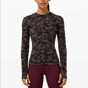 🆕Lululemon Runderful Long Sleeve in camo